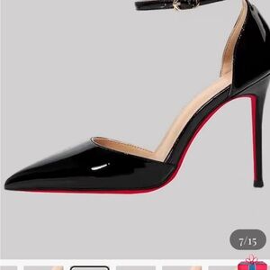 Elegant Black and Red Women's Heels